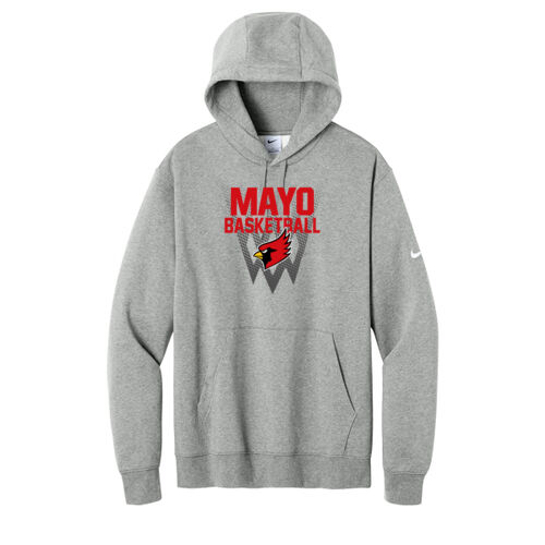 Fan of Mayo Redbirds Basketball Design 1 on a Nike ® - Club Fleece Sleeve Swoosh Pullover Hoodie Thumbnail