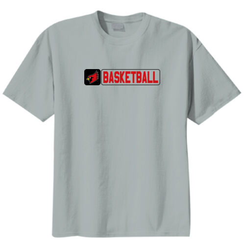 Fan of Mayo Redbirds Basketball Design 2 on a Port & Co ® 50/50 - Youth Core Blend Tee Thumbnail