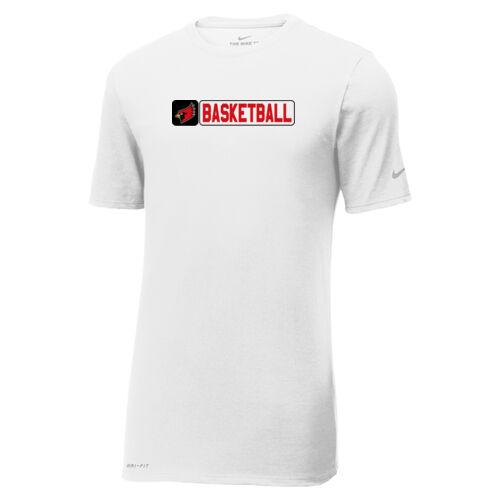Fan of Mayo Redbirds Basketball Design 2 on a Nike ® - Dri FIT Cotton/Poly Tee Thumbnail
