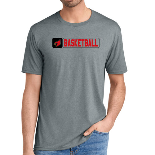 Fan of Mayo Redbirds Basketball Design 2 on a District ® - Perfect Tri ® Tee Thumbnail