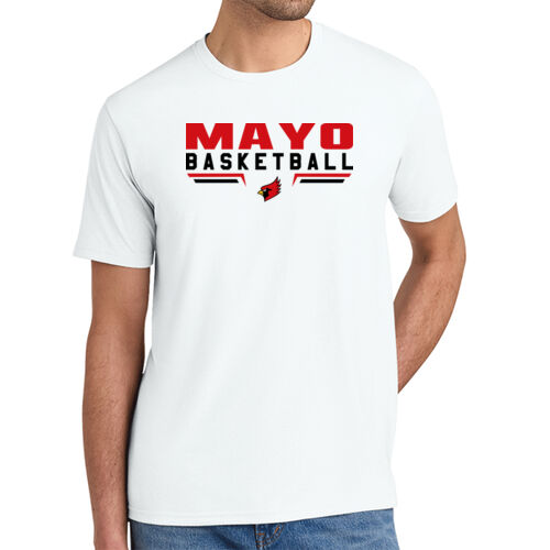 Fan of Mayo Redbirds Basketball Design 3 on a District ®  - Perfect Tri ® Tee Thumbnail
