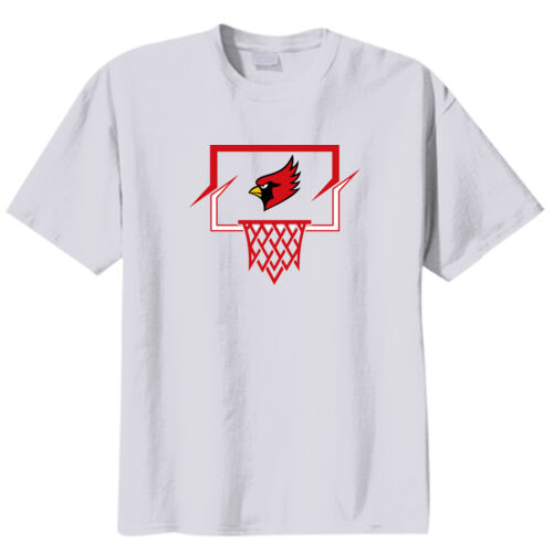 Fan of Mayo Redbirds Basketball Design 4 on a - 50/50 Youth Core Blend Tee Thumbnail