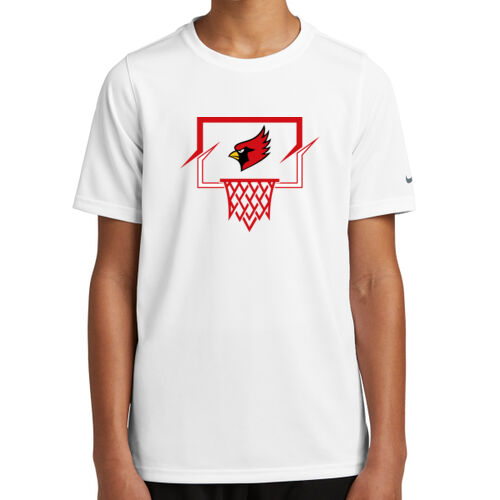 Fan of Mayo Redbirds Basketball Design 4 on a - Youth Swoosh Sleeve rLegend Tee Thumbnail