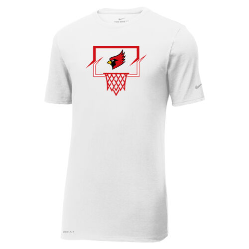 Fan of Mayo Redbirds Basketball Design 4 on a Nike ®  - Dri FIT Cotton/Poly Tee Thumbnail