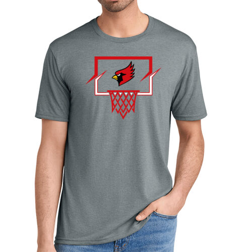 Fan of Mayo Redbirds Basketball Design 4 on a District ®  - Perfect Tri ® Tee Thumbnail