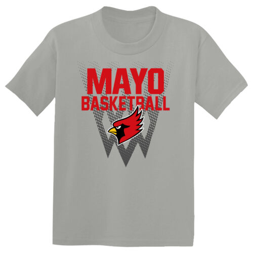 Fan of Mayo Redbirds Basketball Design 1 on a Sport-Tek ® - Youth PosiCharge ® Competitor Tee Thumbnail