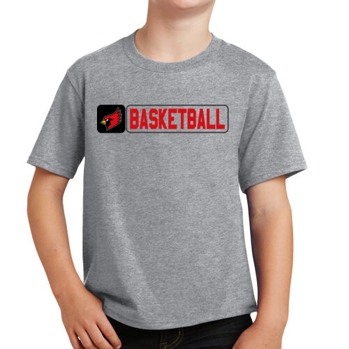 Fan of Mayo Redbirds Basketball Design 2 on a Port & Co ® - Youth Fan Favorite Tee Thumbnail
