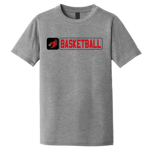 Fan of Mayo Redbirds Basketball Design 2 on a District ® - Youth Perfect Tri ® Tee Thumbnail