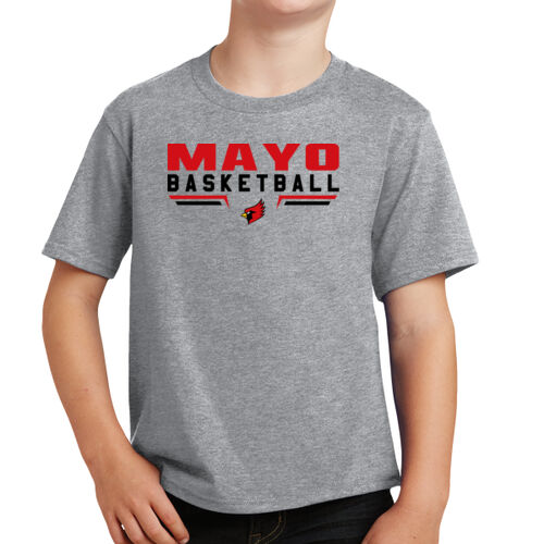 Fan of Mayo Redbirds Basketball Design 3 on a - Youth Fan Favorite Tee Thumbnail