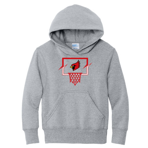 Fan of Mayo Redbirds Basketball Design 4 on a - Youth Core Fleece Pullover Hooded Sweatshirt Thumbnail